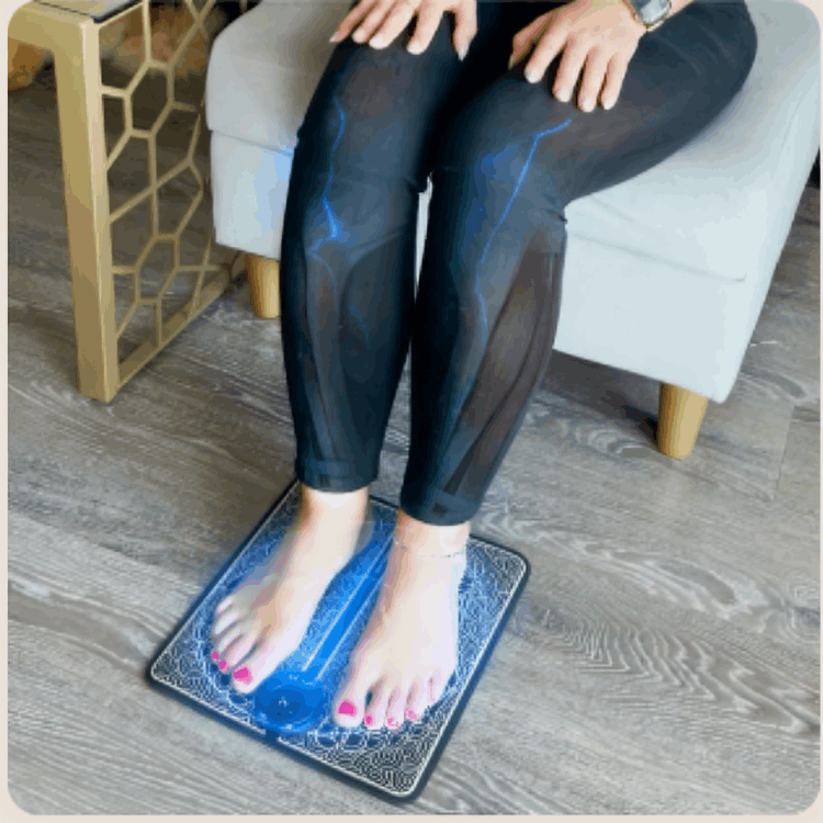 how to use Ryoku EMS Foot Massage